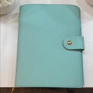 Tiffany Blue Stoney Clover Notebook. Like New!